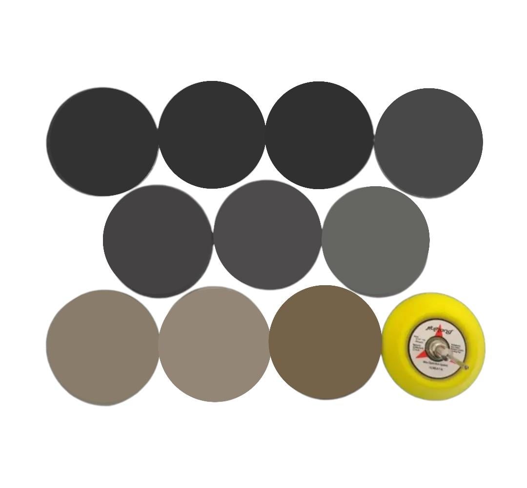 Держатель липучка/наждачки для гравера/дрели/шуруповерта 75 мм 100 шт.