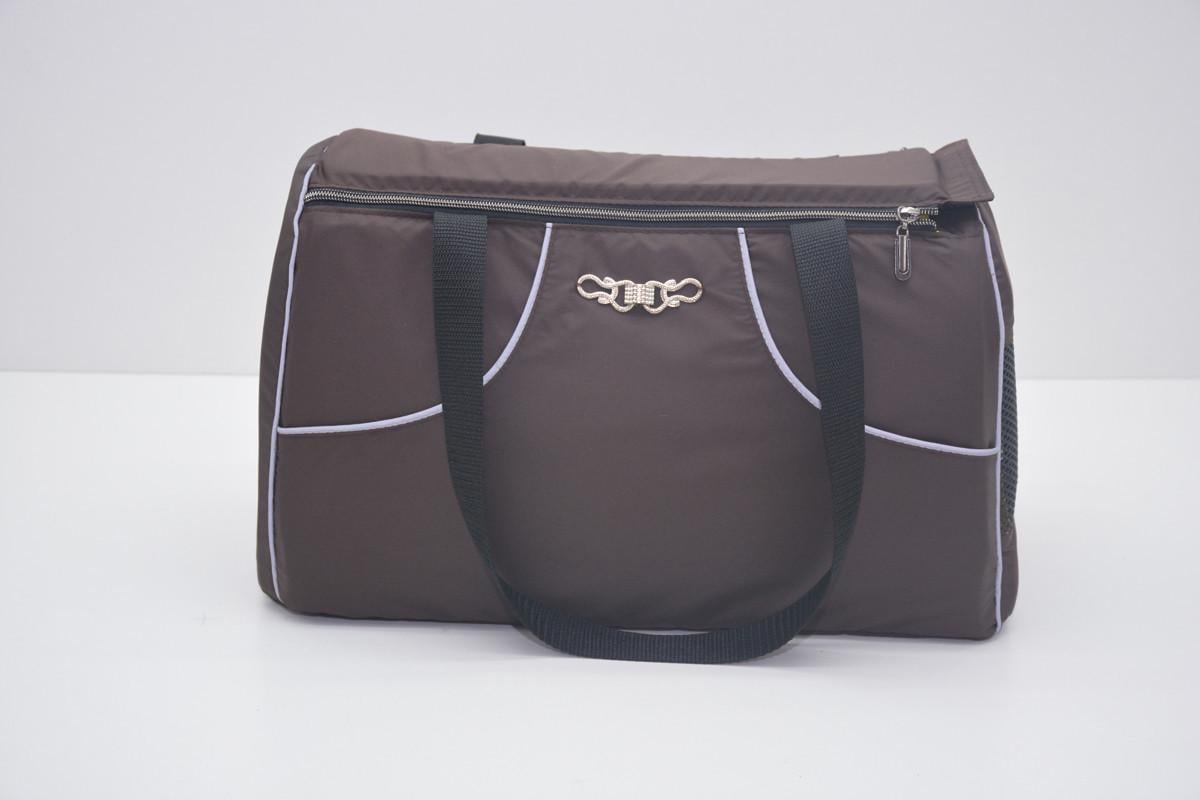 Сумка-тоннель для переноски котов и собак Акварель №1 210х470х305 мм Коричневый - фото 2 Сумка-тоннель для переноски котов и собак Акварель №1 210х470х305 мм Коричневый - фото 2