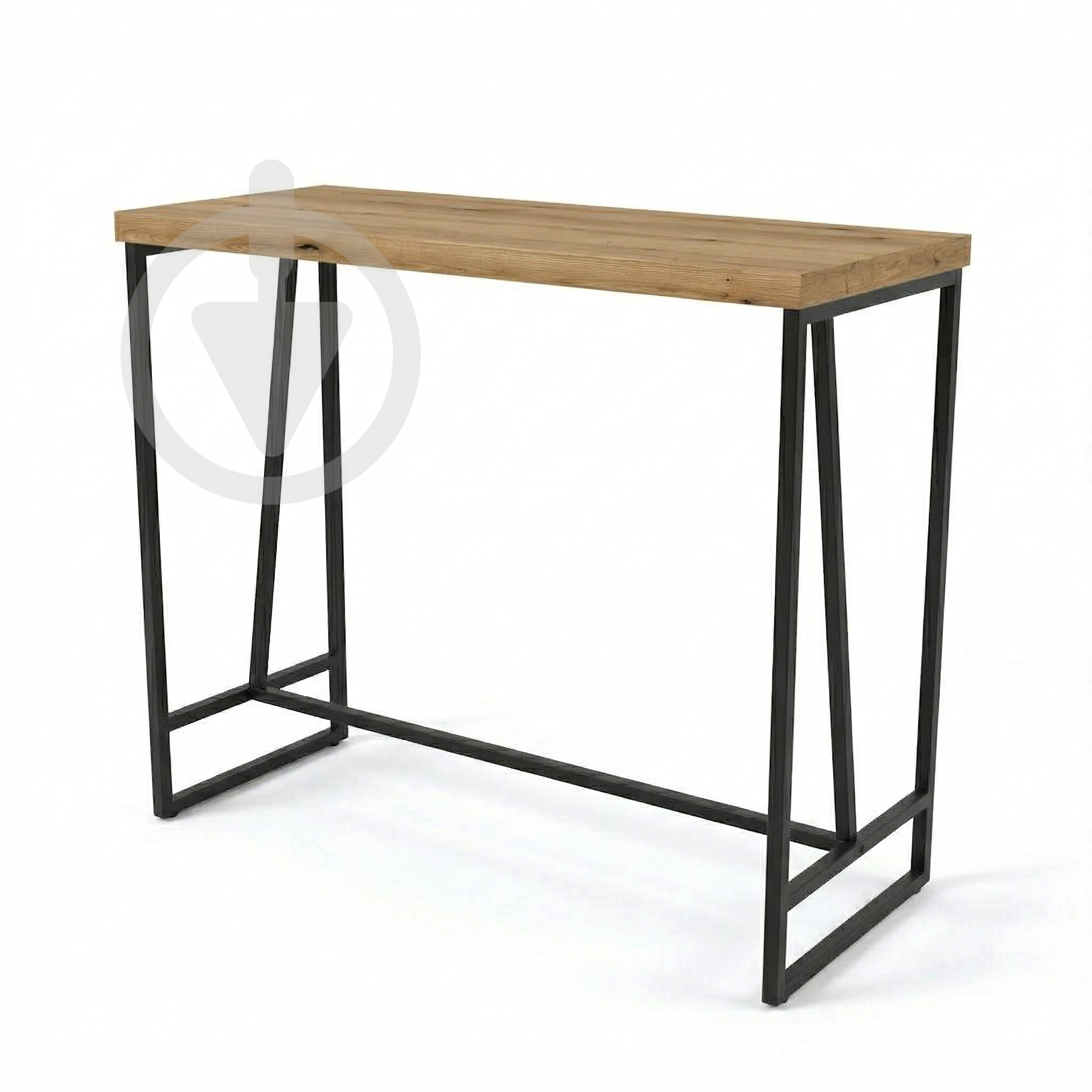 Барный стол AVVS Remond Лофт 1110х470 мм ДСП 36 мм/металлический каркас Черный/Дуб Эвок Барный стол AVVS Remond Лофт 1110х470 мм ДСП 36 мм/металлический каркас Черный/Дуб Эвок