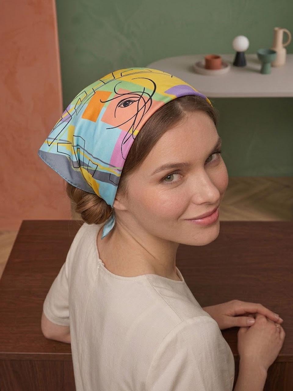 Косинка дизайнерська My Scarf Погляд 70х70х100 см (36919153) Косинка дизайнерська My Scarf Погляд 70х70х100 см (36919153)