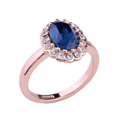 Кольцо с кристаллами Сваровски 096274 Italina р. 18 Синий Кольцо с кристаллами Сваровски 096274 Italina р. 18 Синий