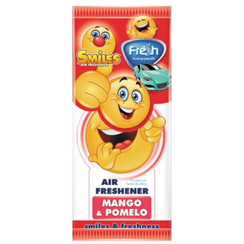 Освежитель воздуха сухой лист Fresh Way SMILES DRY Mango & Pomelo (00000032010)