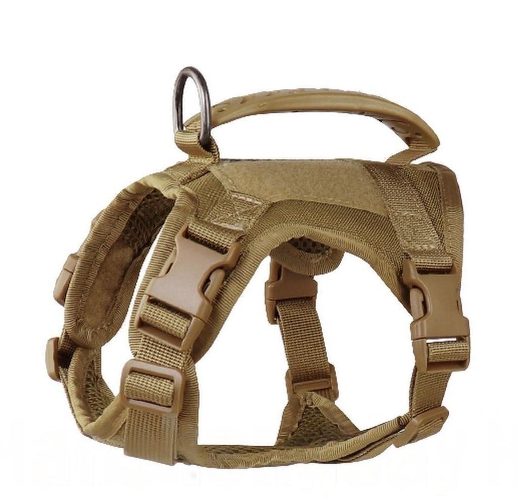 Шлея для котов и мелких собак Harness с ручкой 35-48 см Коричневый (1762625698) - фото 1 Шлея для котов и мелких собак Harness с ручкой 35-48 см Коричневый (1762625698) - фото 1