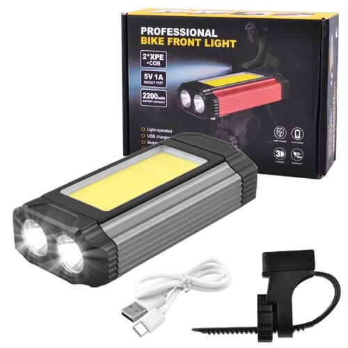 Велоліхтар акумуляторний Luxury 501-2XPE+COB (72bf5aaf)