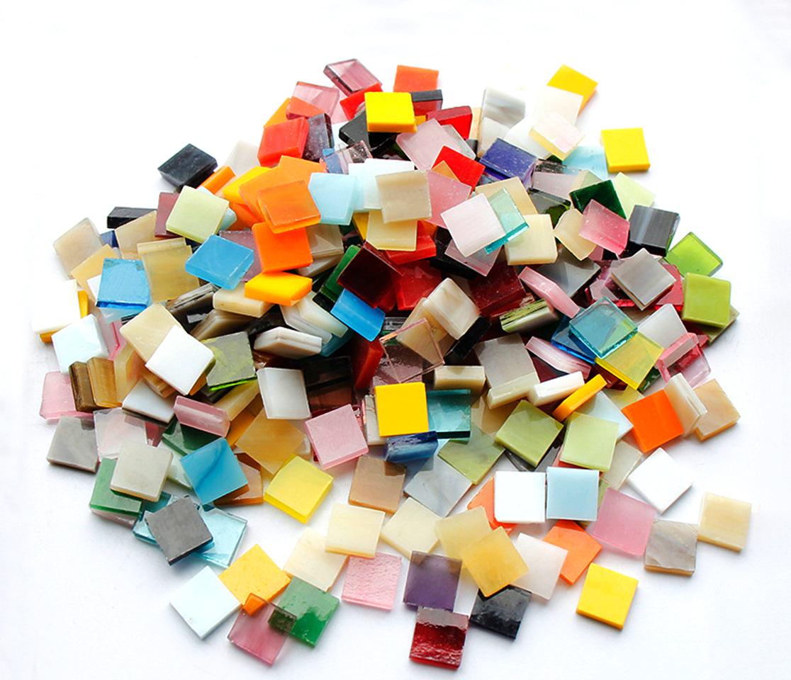 Набор кусочков мозаики квадратных 200 г 1х1 см 280 шт. Разноцветный (2459) Набор кусочков мозаики квадратных 200 г 1х1 см 280 шт. Разноцветный (2459)