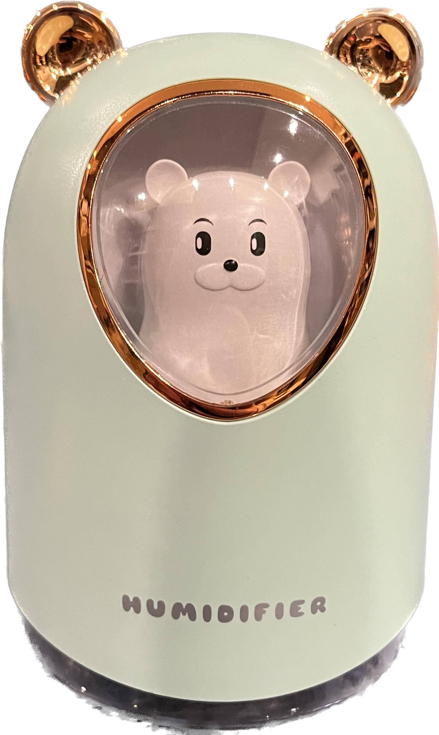 Увлажнитель воздуха Humidifier 8023 Bear с подсветкой Зеленый (559282)