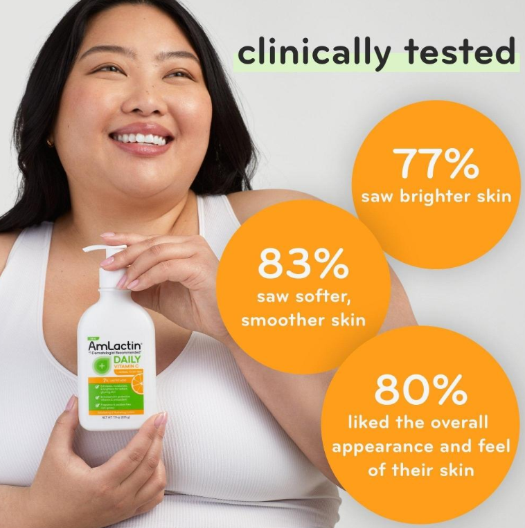 Лосьон для тела с витамином С Aмлactin Daily Vitamin C 225 г - фото 6 Лосьон для тела с витамином С Aмлactin Daily Vitamin C 225 г - фото 6