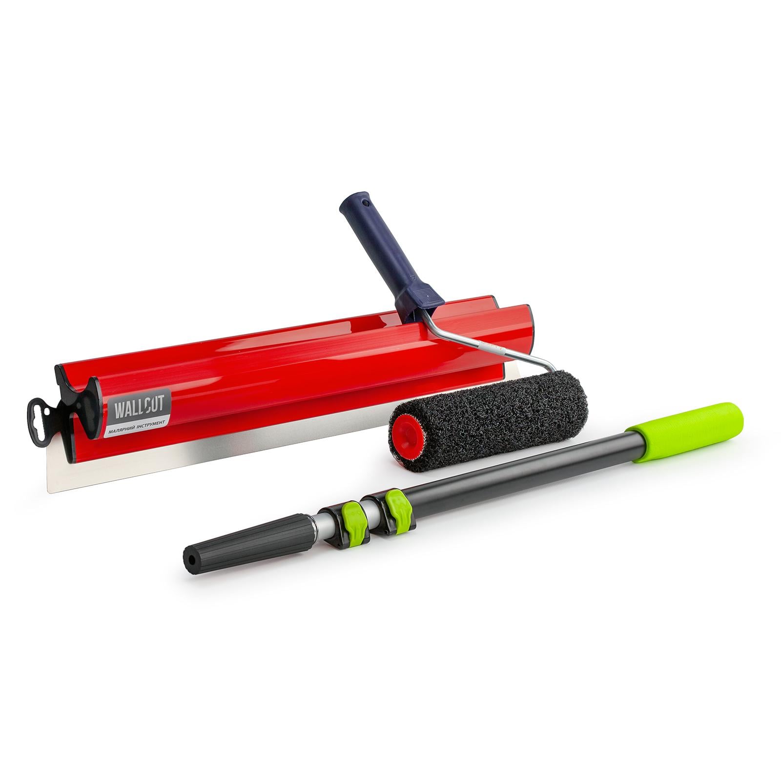 Набір для шпаклювання шпатель 60 см лезо 0,4/валик 22 см/подовжувач 65-145 см (600G4A_7102_1_7)