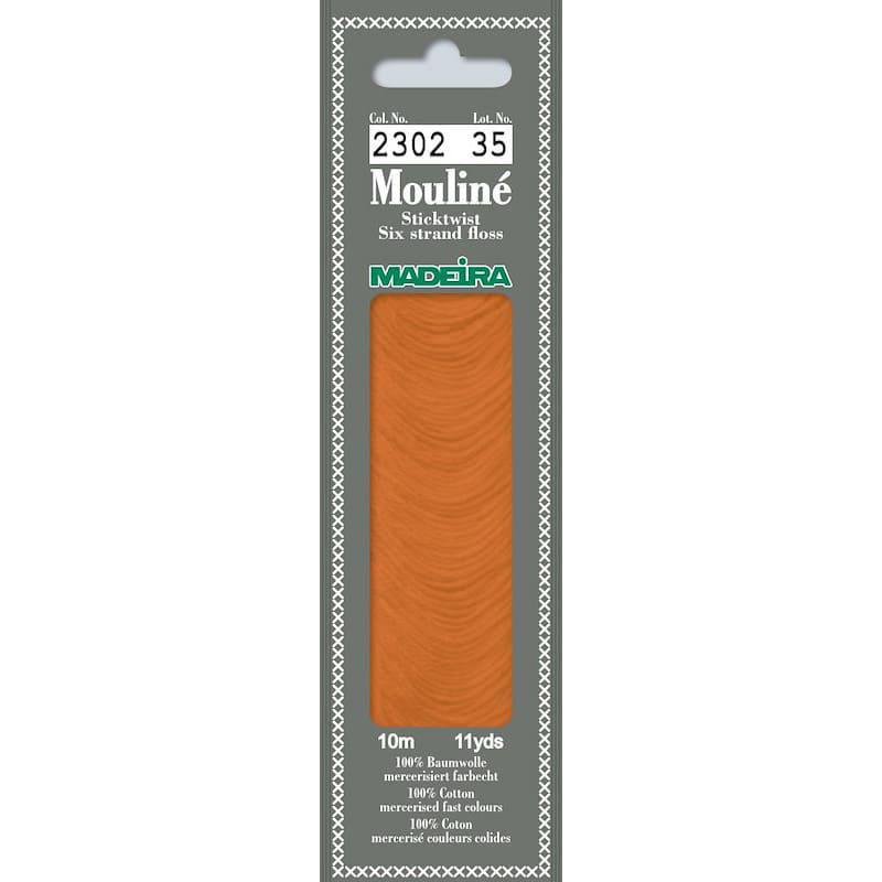 Нити 2302 Mouline Золотисто-коричневый