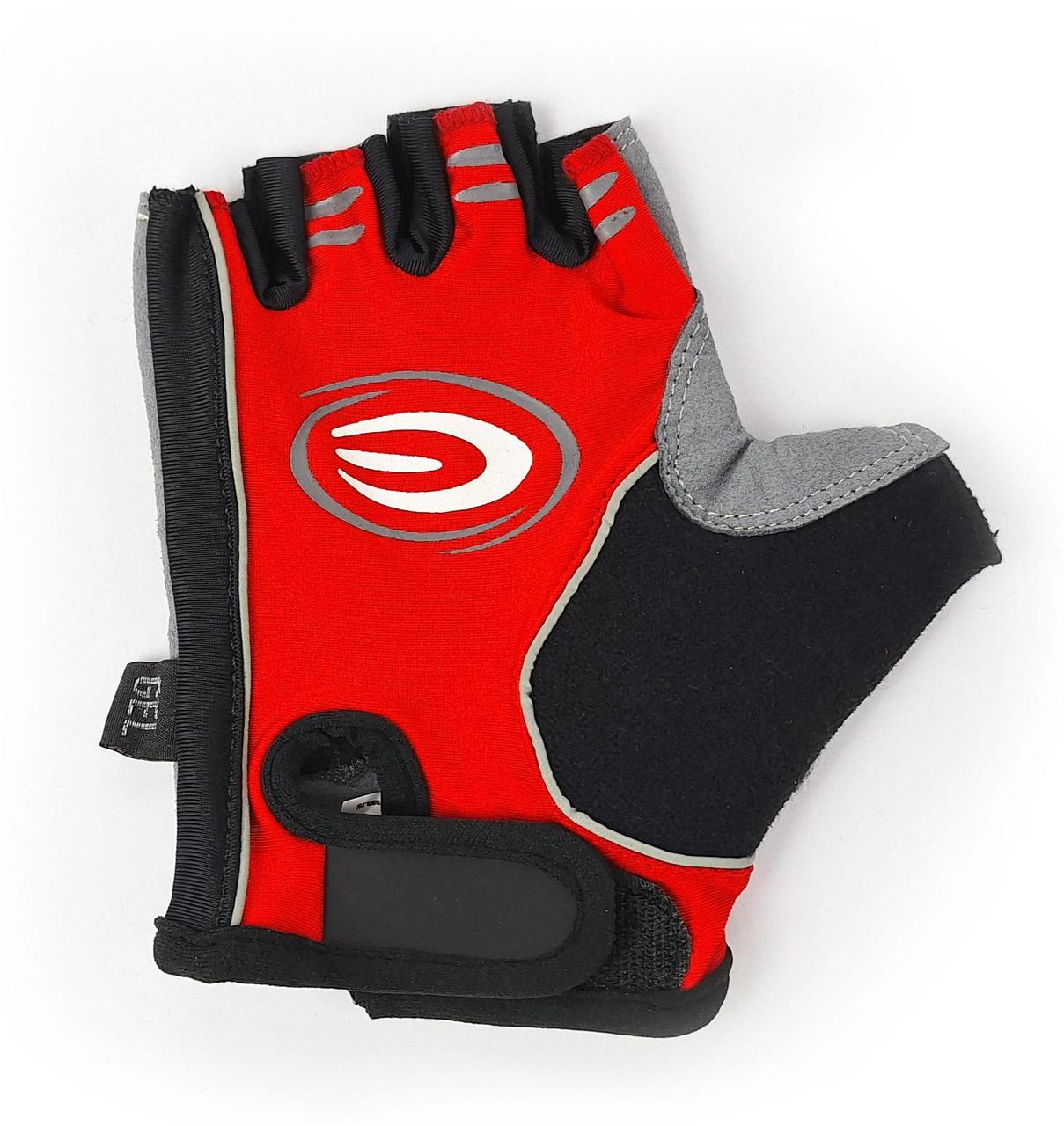 Велоперчатки Ergo Gel с короткими пальцами М Black/Red (G0000054)