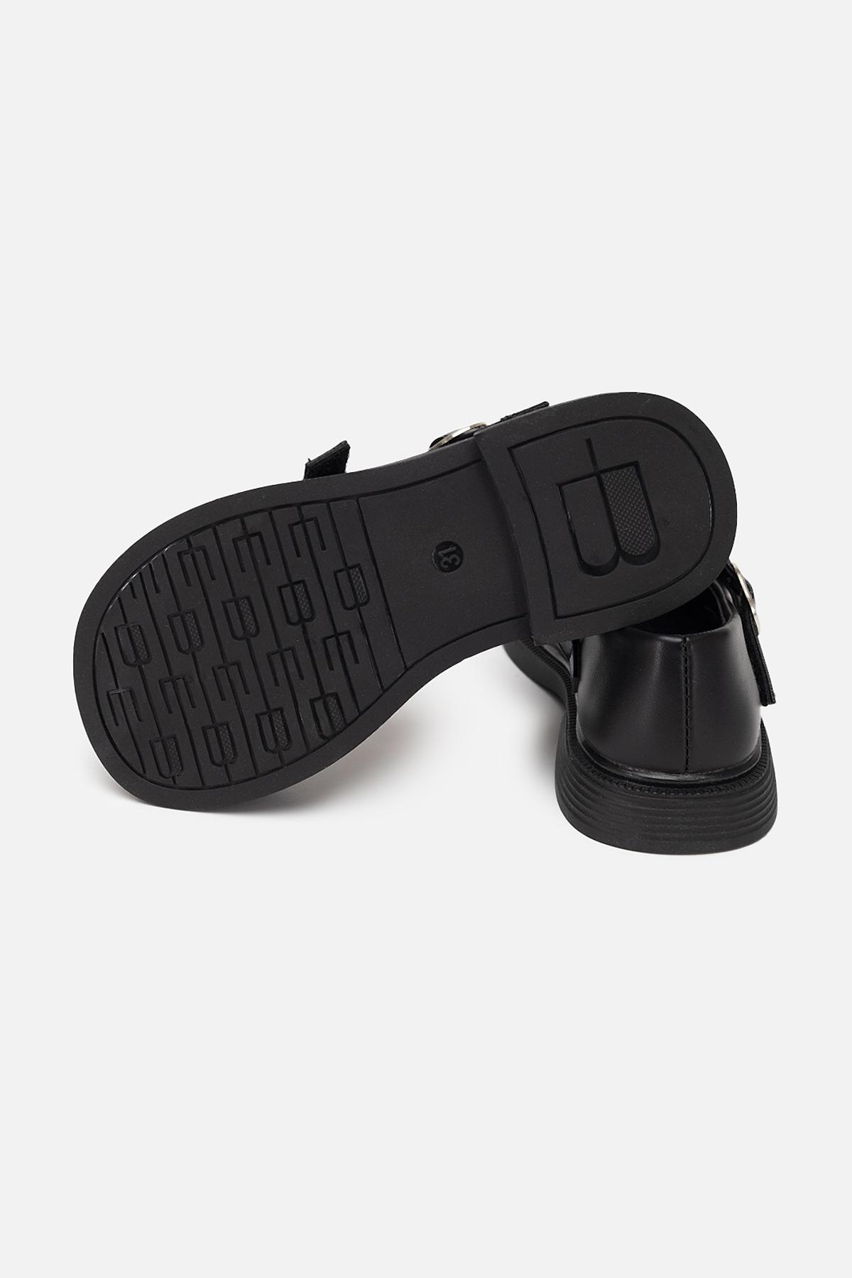 Туфлі на плоскій підошві для дівчинки р. 34 Чорний (SKT000995529) - фото 5 Туфлі на плоскій підошві для дівчинки р. 34 Чорний (SKT000995529) - фото 5