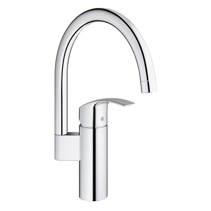 Смеситель для кухни Grohe Eurosmart 33202002 однорычажный Хром (111110) Смеситель для кухни Grohe Eurosmart 33202002 однорычажный Хром (111110)