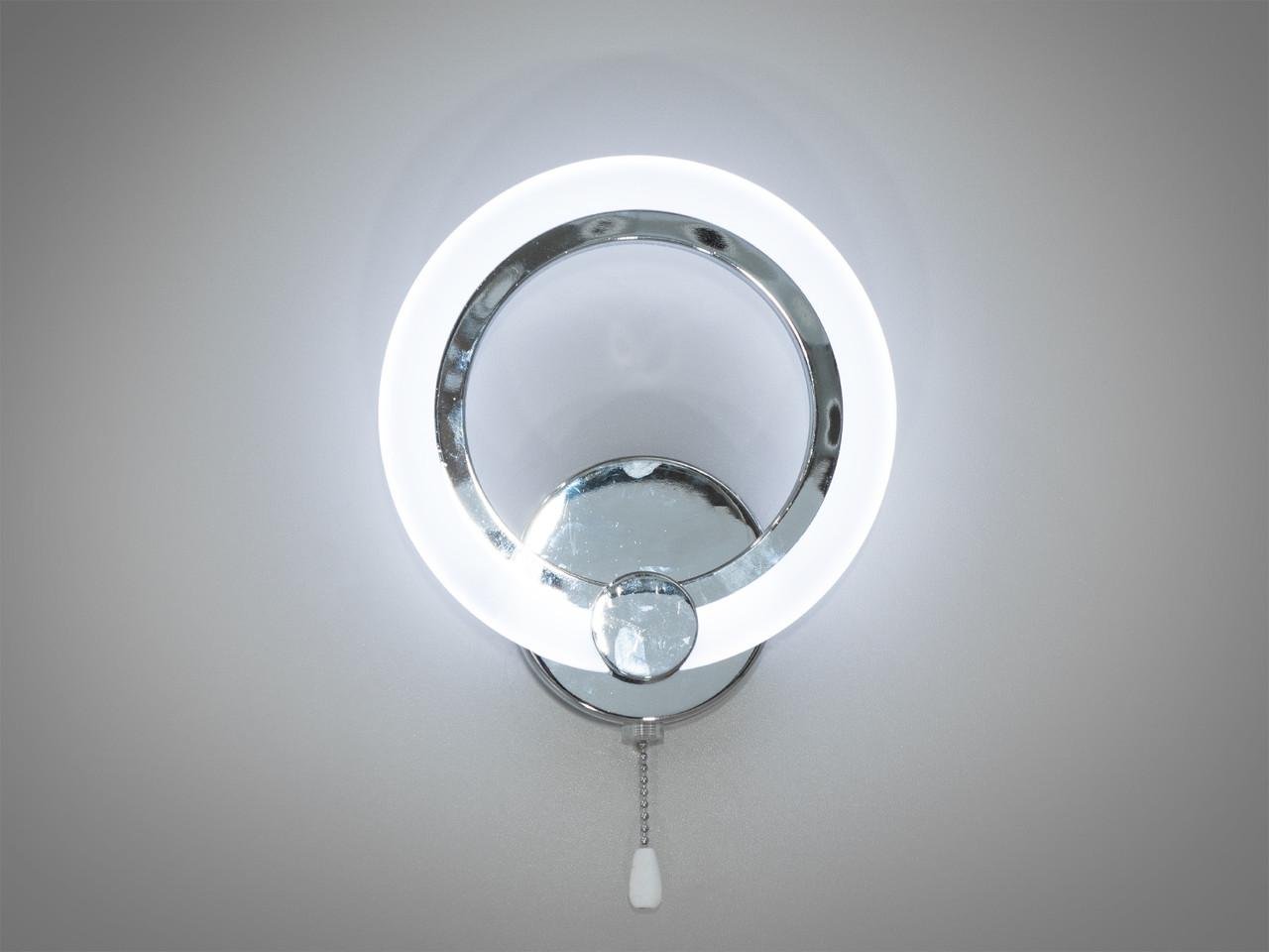 Настінний світильник A8022-1HR-LS 13W Хром (1684165927)