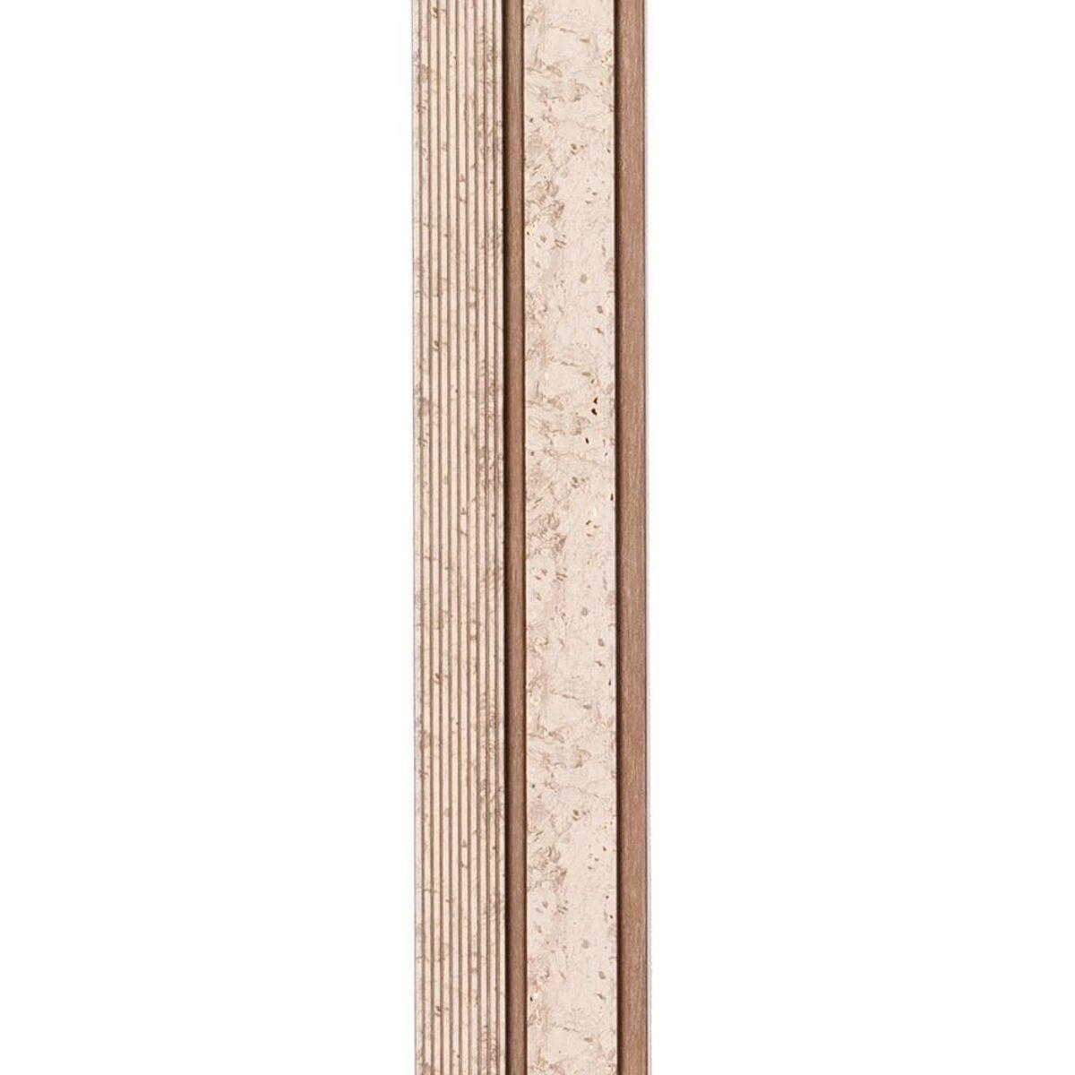 Рельс декоративный PS 2900х120х12 мм Кремовый мрамор с золотыми вкраплениями (SW-00001748) - фото 4