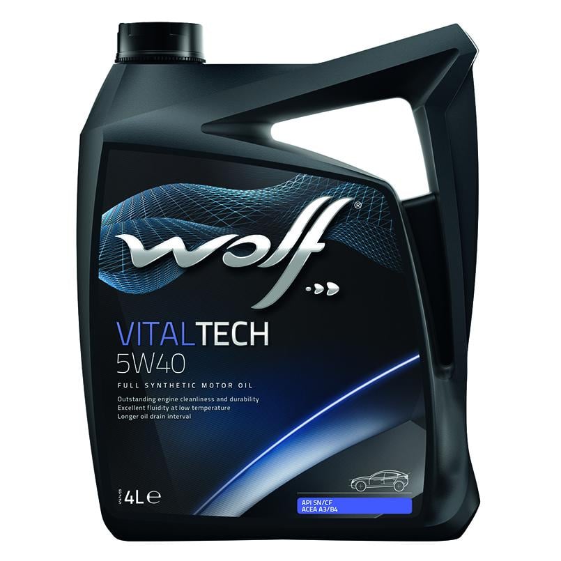 Мастило моторне Wolf Vitaltech 5W40 4 л