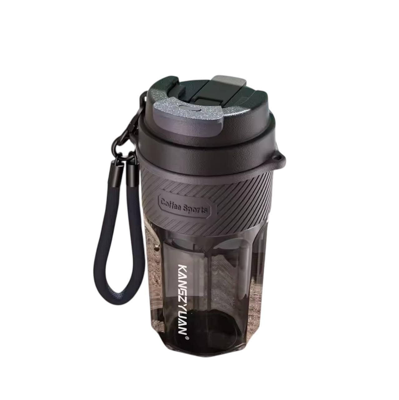 Кружка для гарячих та холодних напоїв із тритану 550 мл Чорний (2659484518) - фото 1