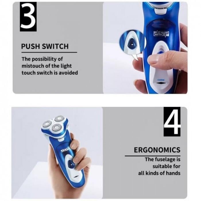 Електробритва акумуляторна DSP 60081 - фото 9 Електробритва акумуляторна DSP 60081 - фото 9