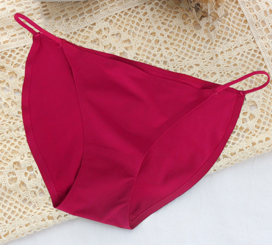 Трусики-танга безшовні S (31-31-1370-МАЛ) Малиновий