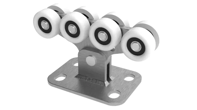 Комплект для консольних воріт Roll Grand №4 до 400 кг до 4 м направляюча мала 6 пог. м - фото 6