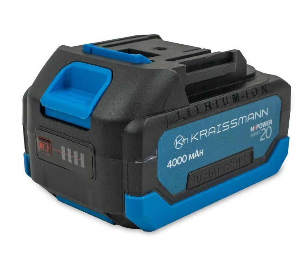 Набор инструмента KRAISSMANN цепная мини-пила 2033 AKS-BL 20/секатор 31 AGS-BL 20-2 шина 200 мм/2 аккумулятора 4 Ач (22818088) - фото 5