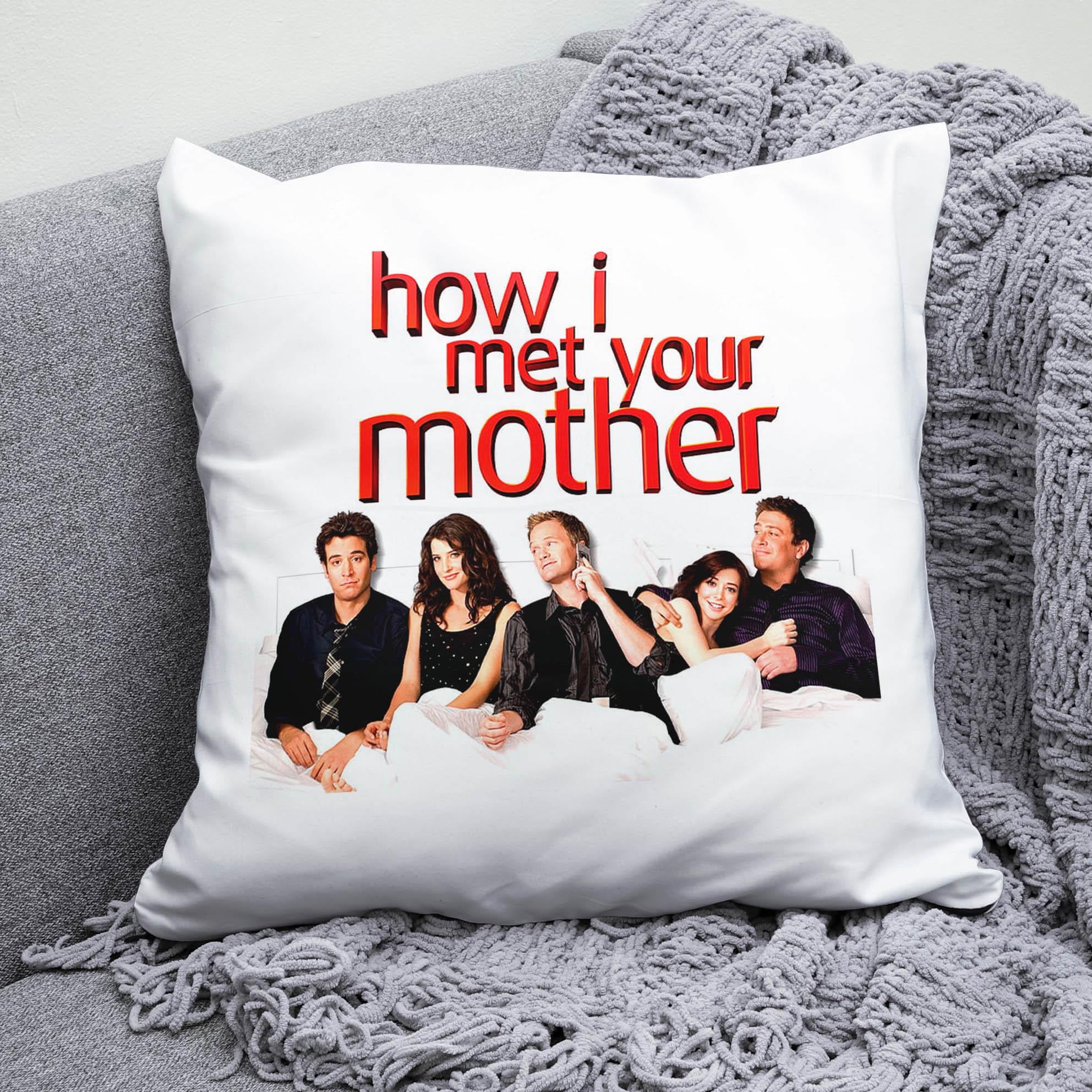 Плюшевая подушка квадрат с принтом How I Met Your Mother