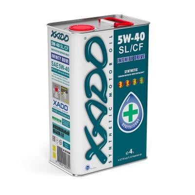 Олива моторна синтетична XADO Atomic Oil 5W-40 SL/CF 4 л