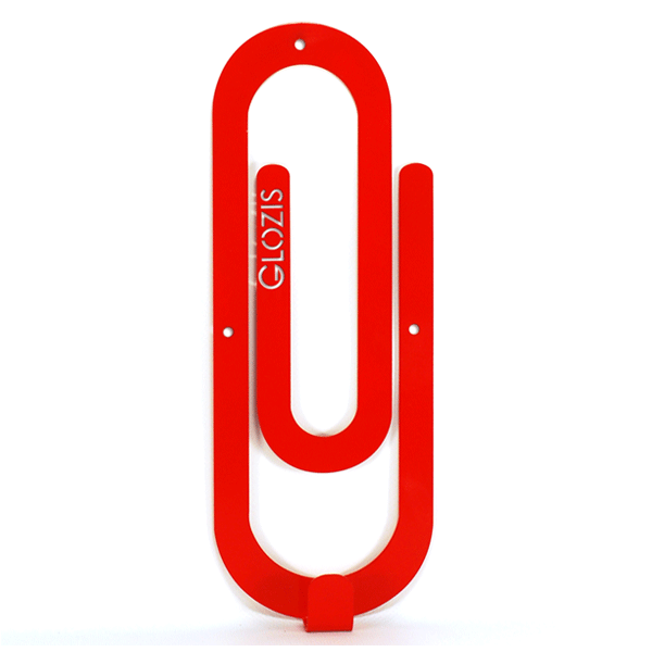 Крючок настенный Glozis Clip Red H-012 26х10 см