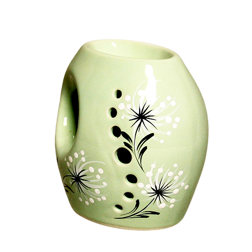 Аромалампи Sakura ірис розпис Кульбаби 9,5x7x9 см Салатовий (s02723-04)