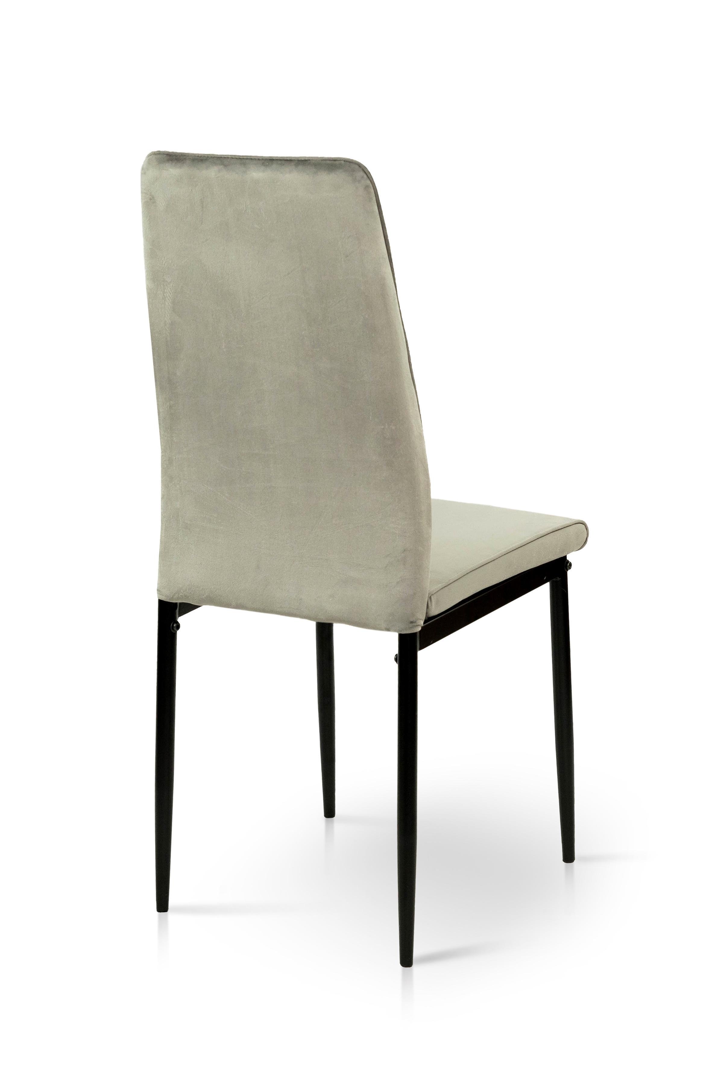 Стул для кухни и гостиной ГРЕЙС Рич 410х970х400 мм Черный/Серый (GAА0056269) - фото 3 Стул для кухни и гостиной ГРЕЙС Рич 410х970х400 мм Черный/Серый (GAА0056269) - фото 3