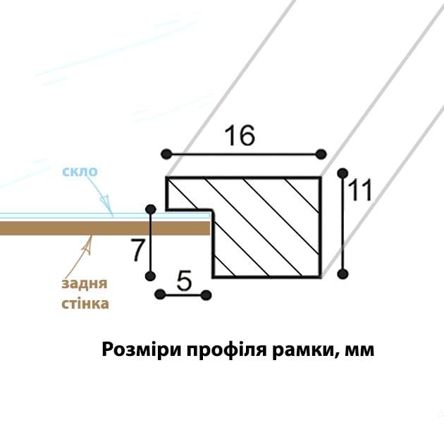 Рамка А4 зі склом для фото/диплому/постера настінна пластикова 210х297 мм Чорний - фото 4 Рамка А4 зі склом для фото/диплому/постера настінна пластикова 210х297 мм Чорний - фото 4