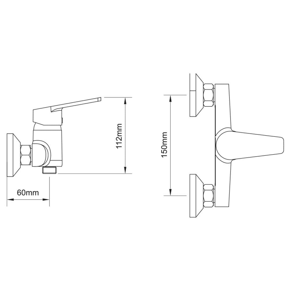 Смеситель для душа Aquatica S37W (AKD53068) - фото 3