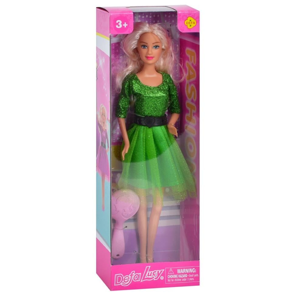Кукла Defa в вечернем платье 28 см Зеленый (ID-188-L-30)