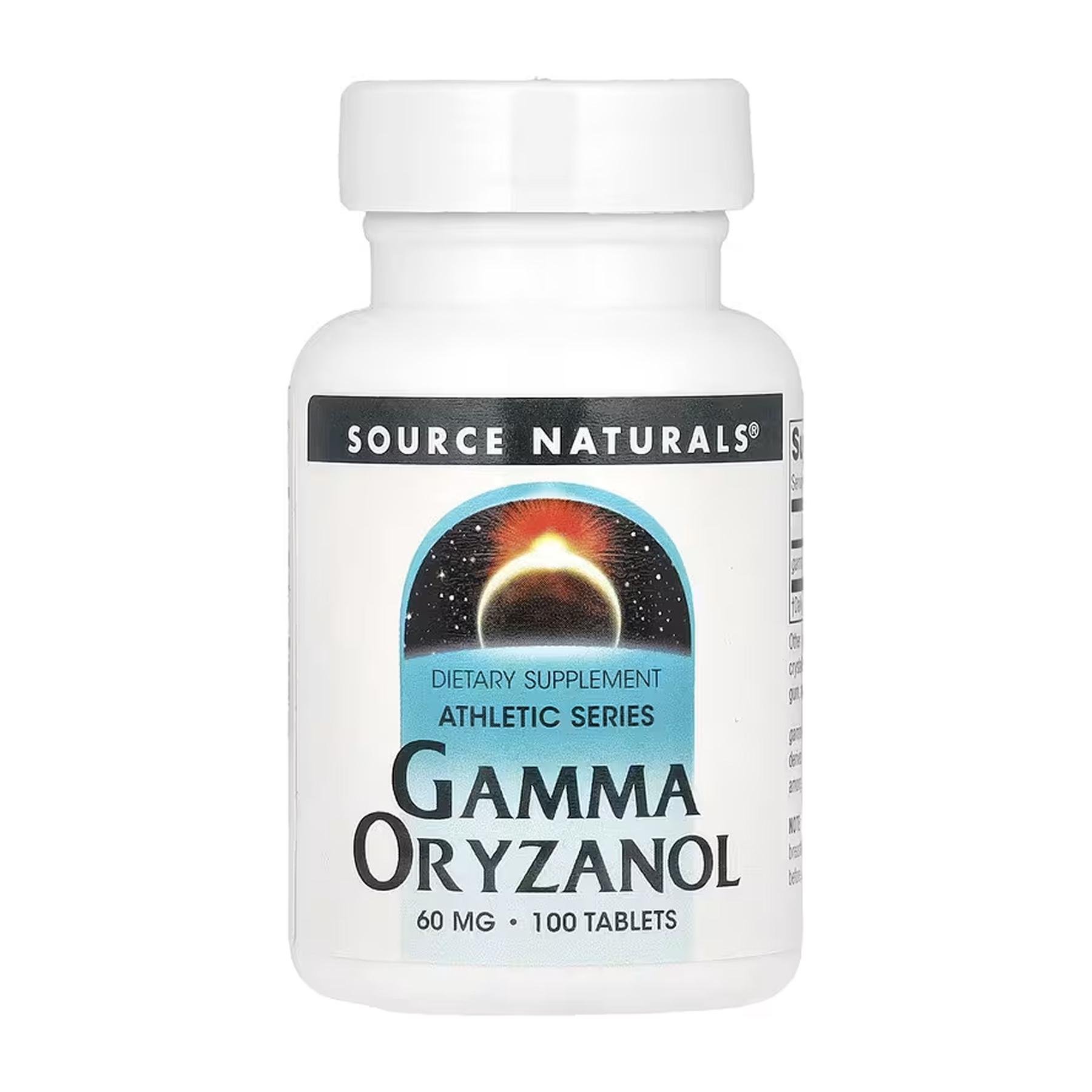 Гамма-оризанол Source Naturals Gamma Oryzanol 60 мг 100 таб.