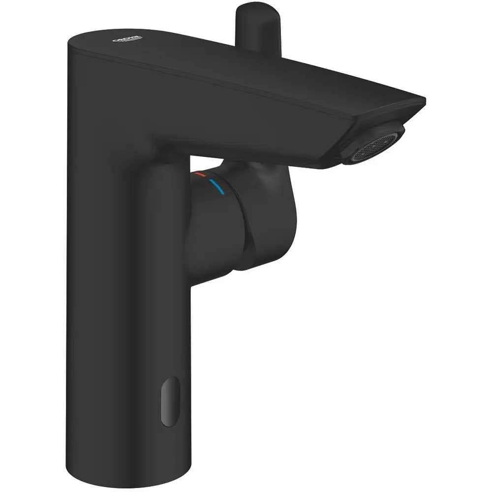 Змішувач для раковини Grohe Eurosmart одноважільний Чорний матовий (37463129)