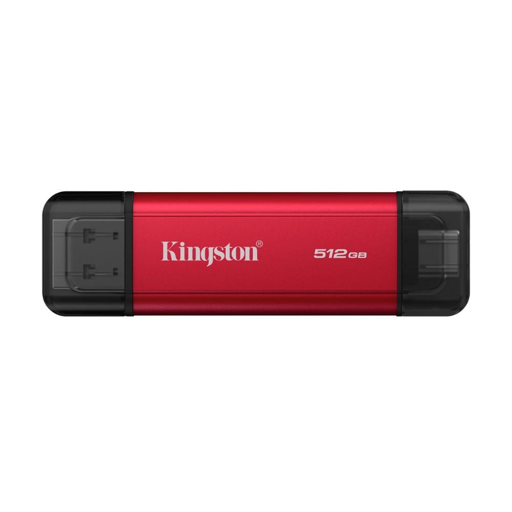 Накопитель SSD Kingston Dual USB-A/C 512 Гб Dual Portable 1050MB/s USB 3.2 Gen 2 Red/Black (34602832)