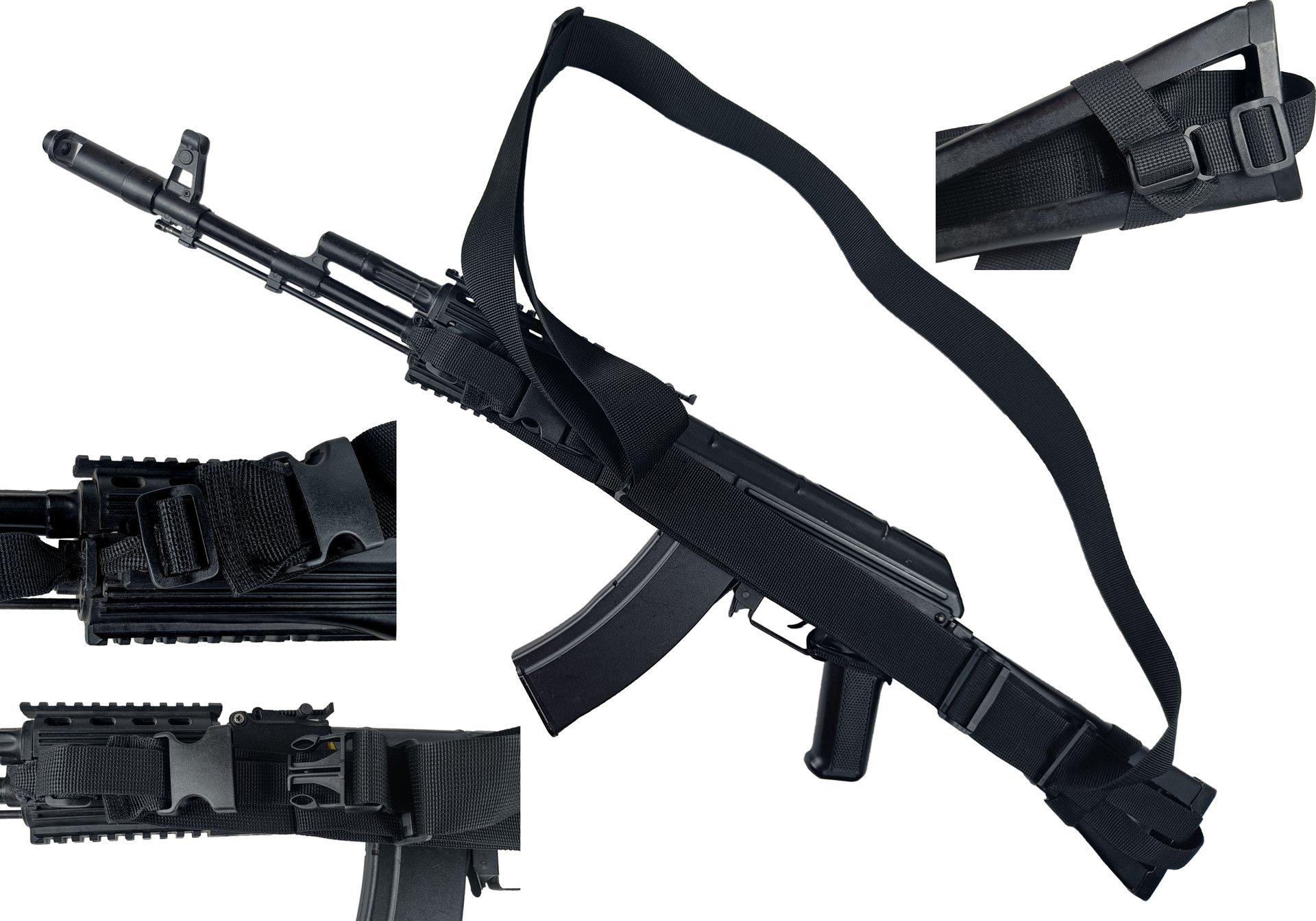 Ремінь збройовий EF1410 3-point Чорний (8010) - фото 2 Ремінь збройовий EF1410 3-point Чорний (8010) - фото 2