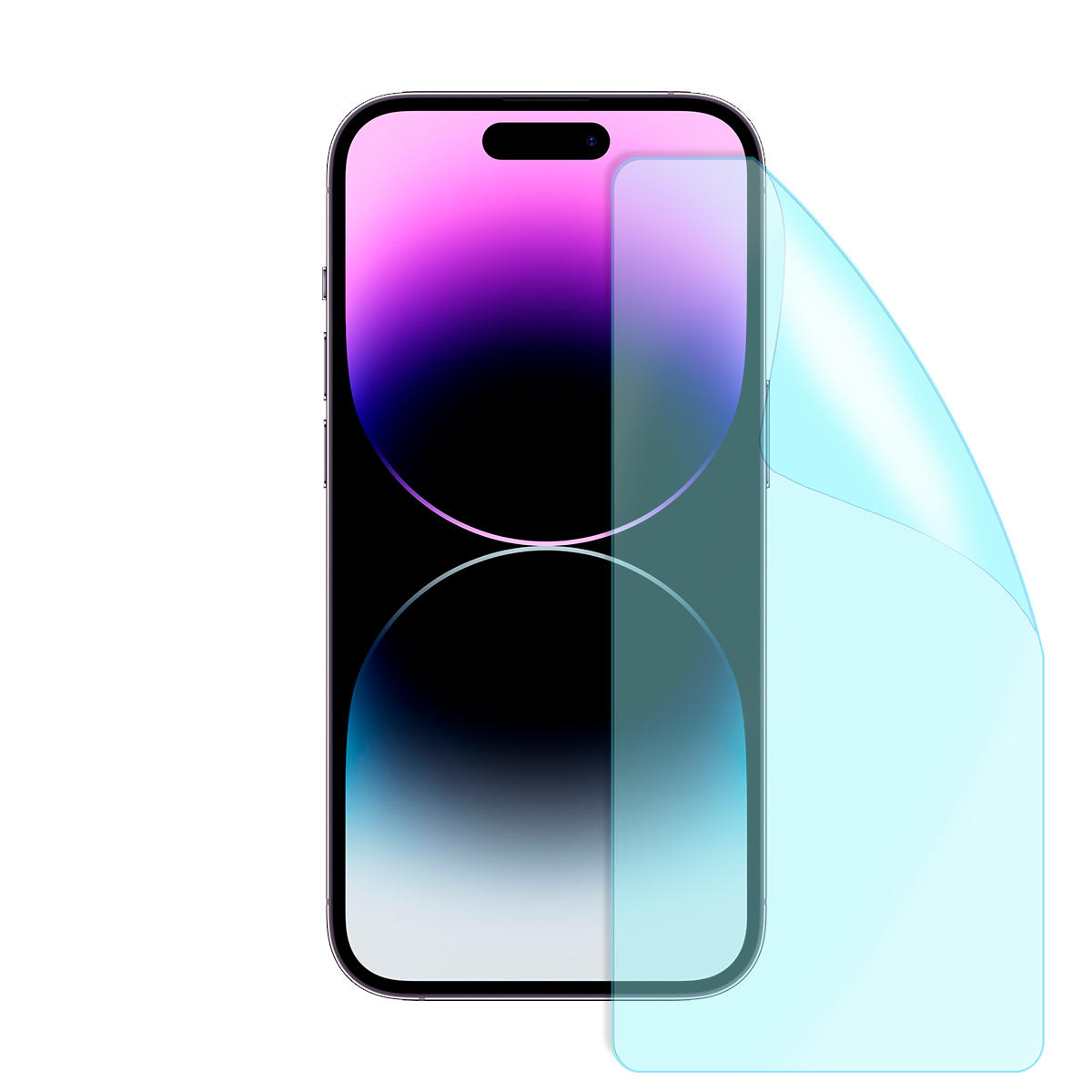 Гидрогелевая пленка для Apple iPhone 14 Pro Max серии grade B (HF-B02SNG-002-019)