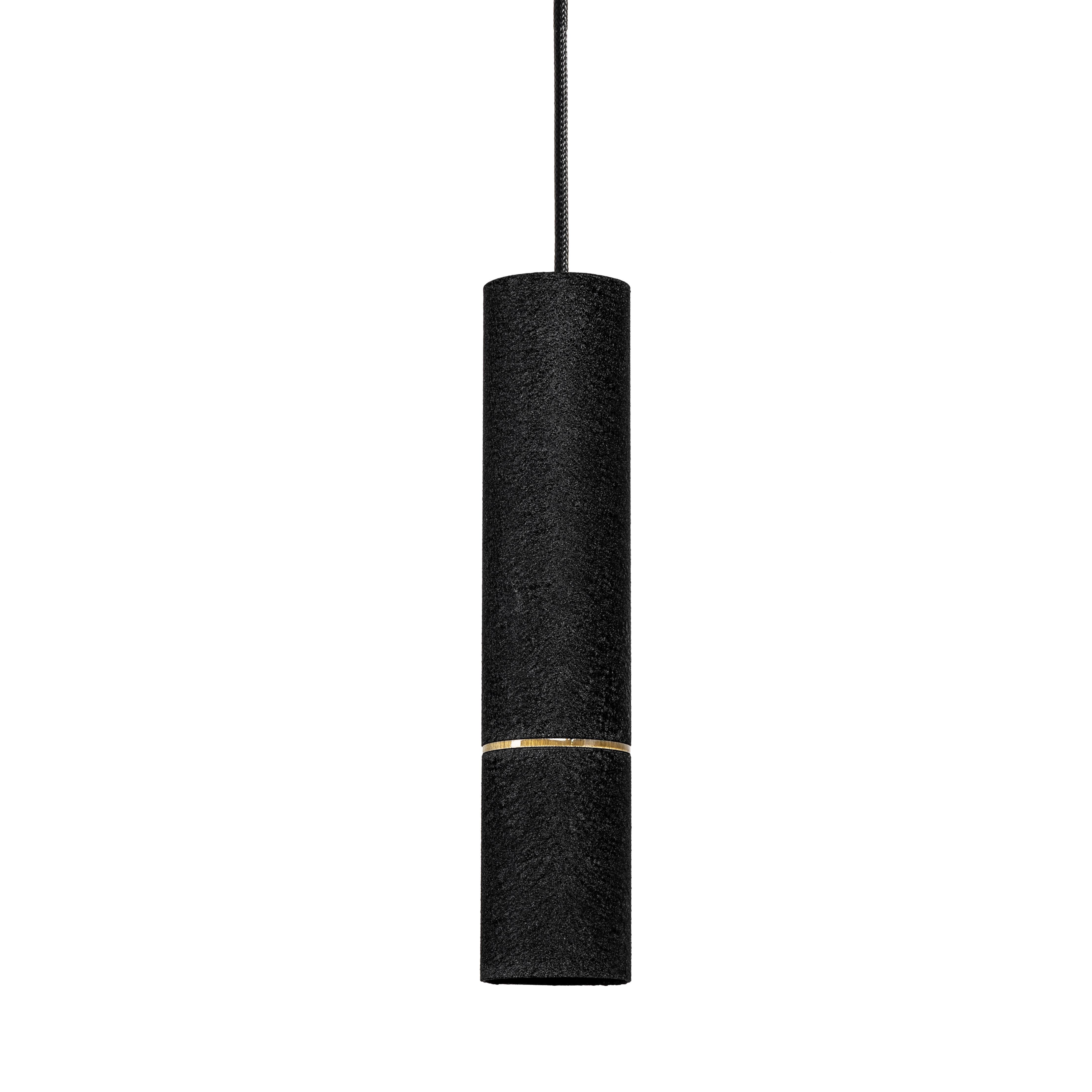 Светильник подвесной Атмолайт Split GU10 P57-270 MoireBlack/BrushGold