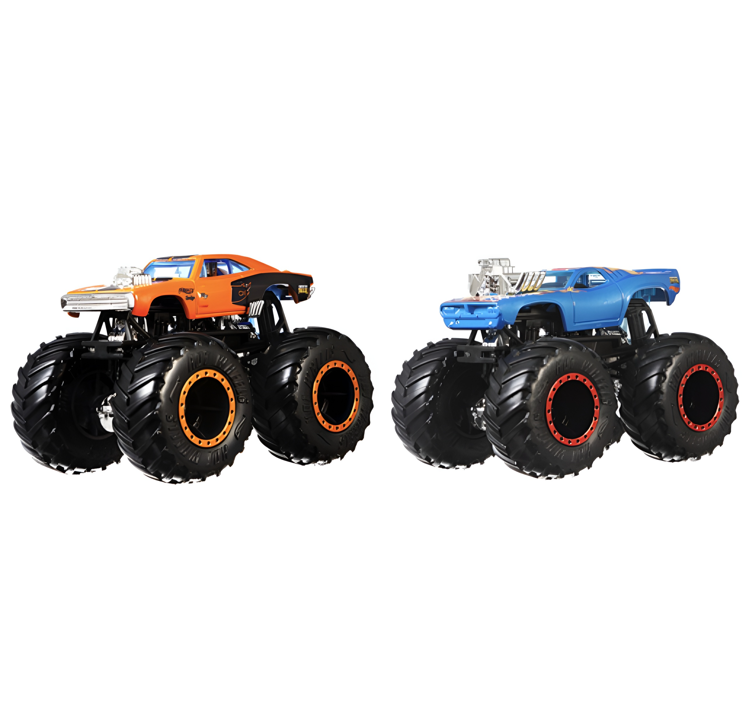 ᐉ Набор машинок Hot Wheels Monster Trucks Demolition Doubles Dodge Charger Rt Vs Rodger Dodger 3858