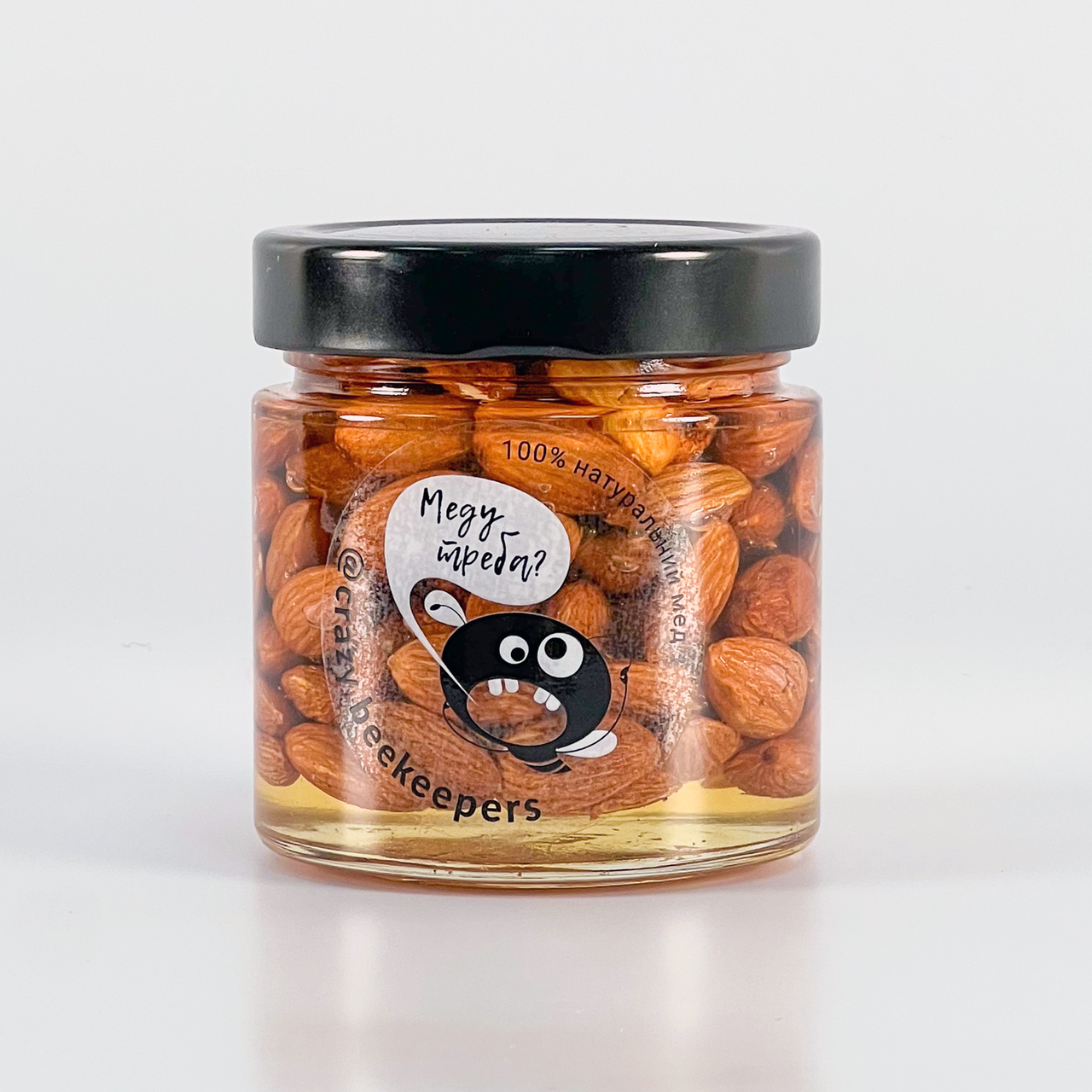 Мед акациевый с миндалем Меду Треба 290 г