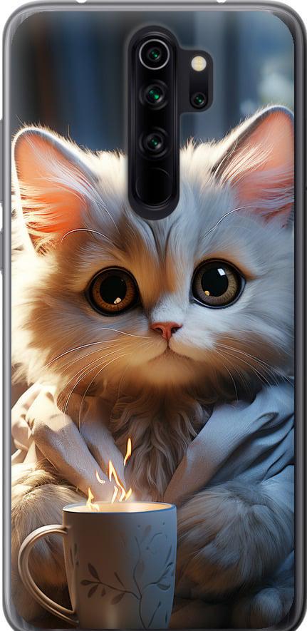 Чехол на Xiaomi Redmi Note 8 Pro White cat (5646u-1783-42517)