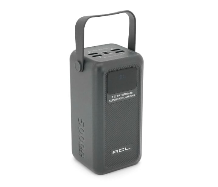 Повербанк з вбудованими дротами ACL PW-131 50000 mAh 22,5 Вт (39225097)