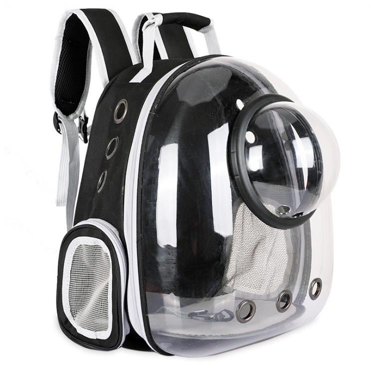 Рюкзак для перенесення домашніх тварин CosmoPet CP-101 з ілюмінатором 42х25х32 см Black (3_06463) Рюкзак для перенесення домашніх тварин CosmoPet CP-101 з ілюмінатором 42х25х32 см Black (3_06463)