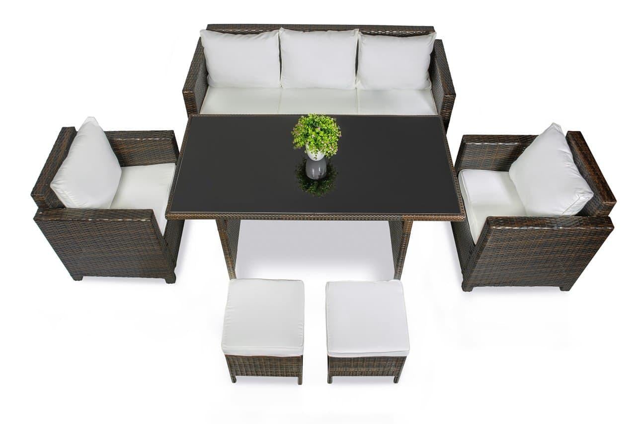 Набор садовой мебели Just Relax Deluxe Brązowy (121010db)