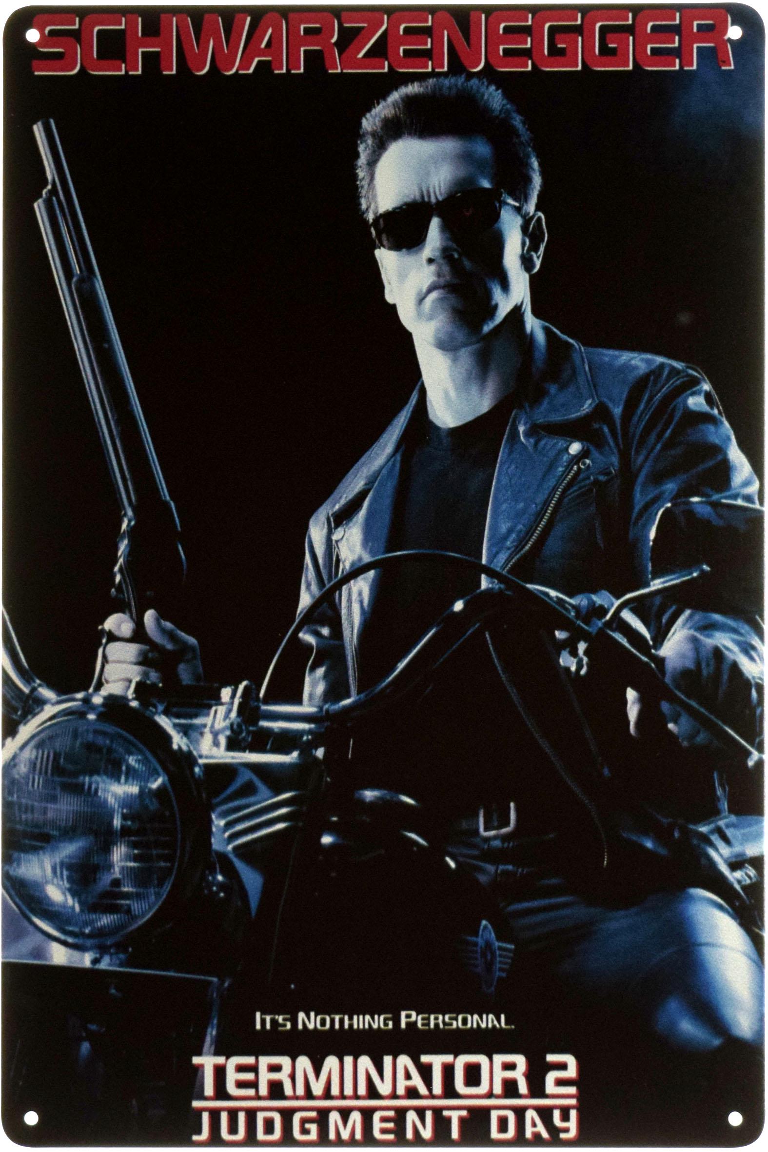 Табличка металлическая Терминатор 2: Судный День/Terminator 2: Judgment Day 20x30 см - фото 1 Табличка металлическая Терминатор 2: Судный День/Terminator 2: Judgment Day 20x30 см - фото 1