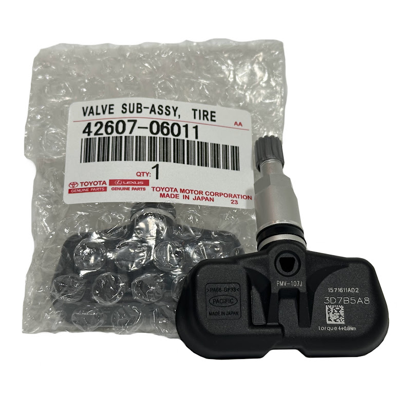 Датчик TPMS тиску в шинах TOYOTA 42607-06011/42607-33021/42607-0E011/РMV-107J