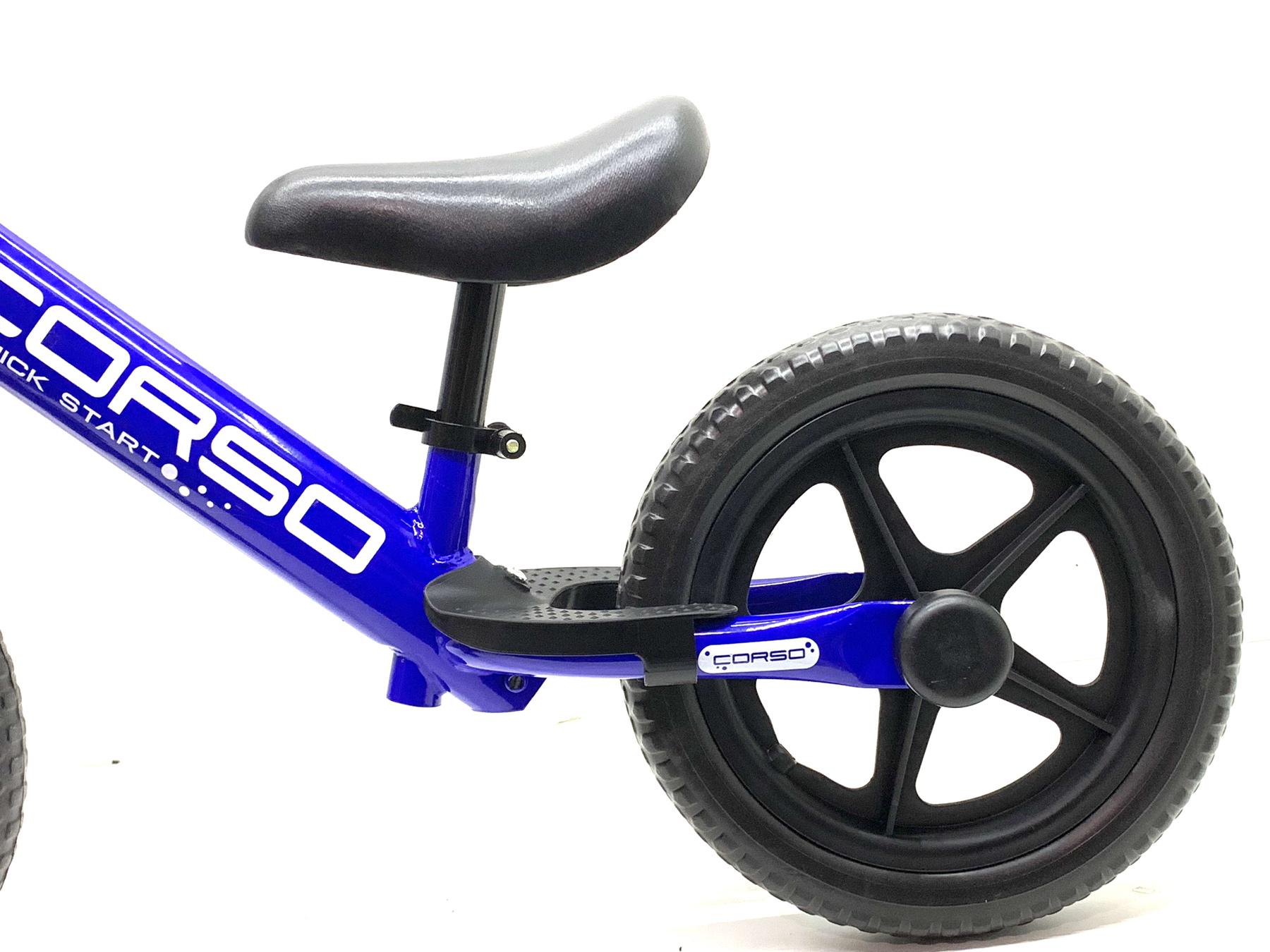 Біговел Corso SPRINT сталева рама колеса 12 дюймів підставка для ніг Синій (JR-96033) - фото 3 Біговел Corso SPRINT сталева рама колеса 12 дюймів підставка для ніг Синій (JR-96033) - фото 3