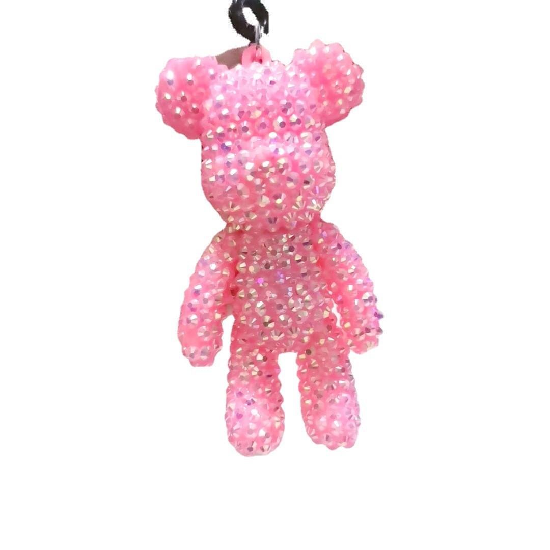 Алмазная мозаика ColorArt брелок Мишка 5D Розовый - фото 2 Алмазная мозаика ColorArt брелок Мишка 5D Розовый - фото 2