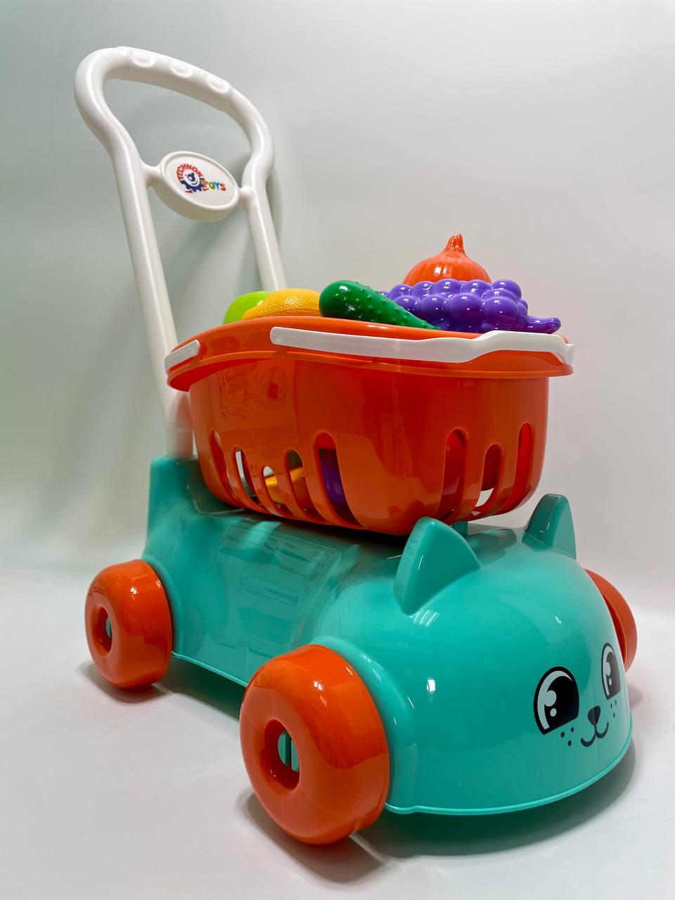 Іграшка ТехноК Toys Візок 7570 3 16 продуктів/в коробці