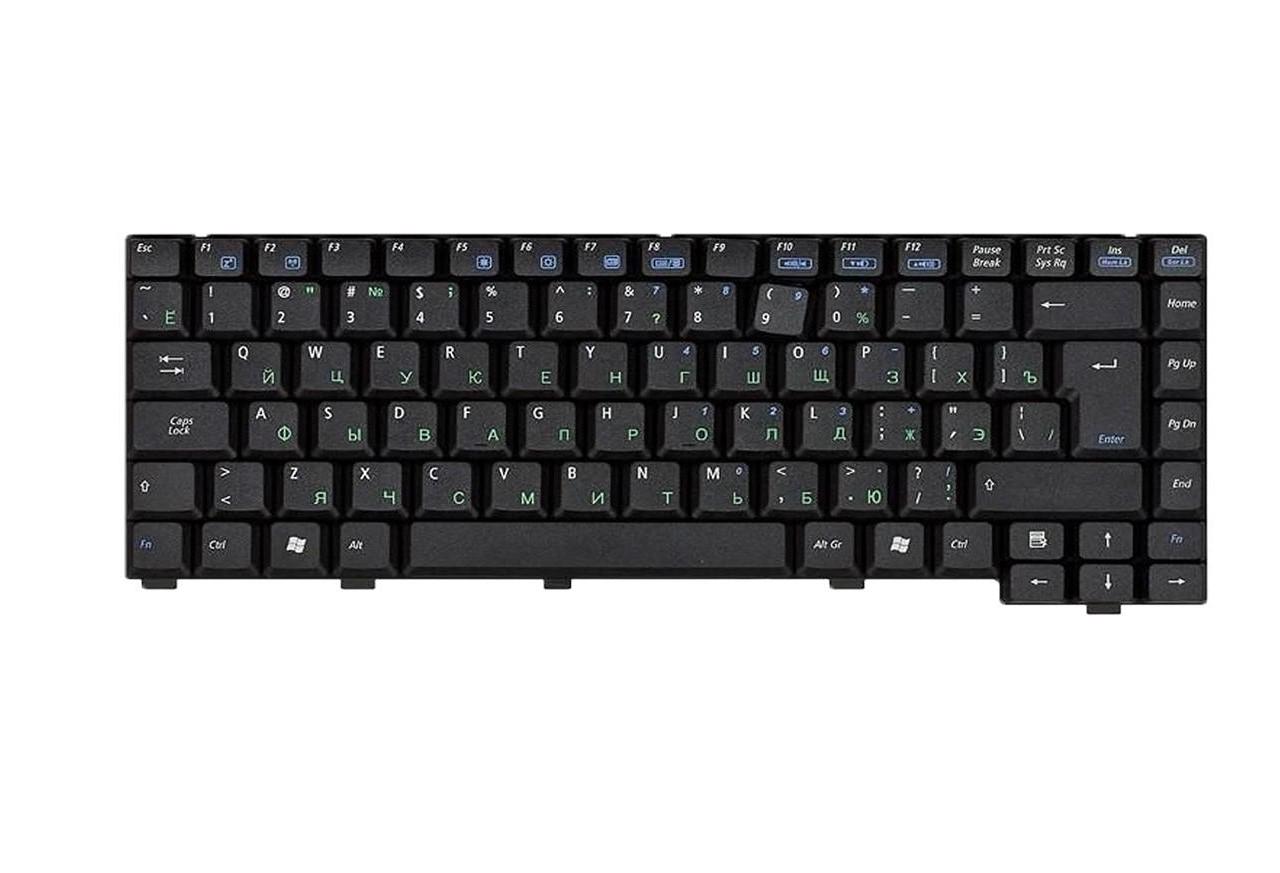 Клавиатура для ноутбука Asus A3Ac матовая (04GNA51KRUS1)